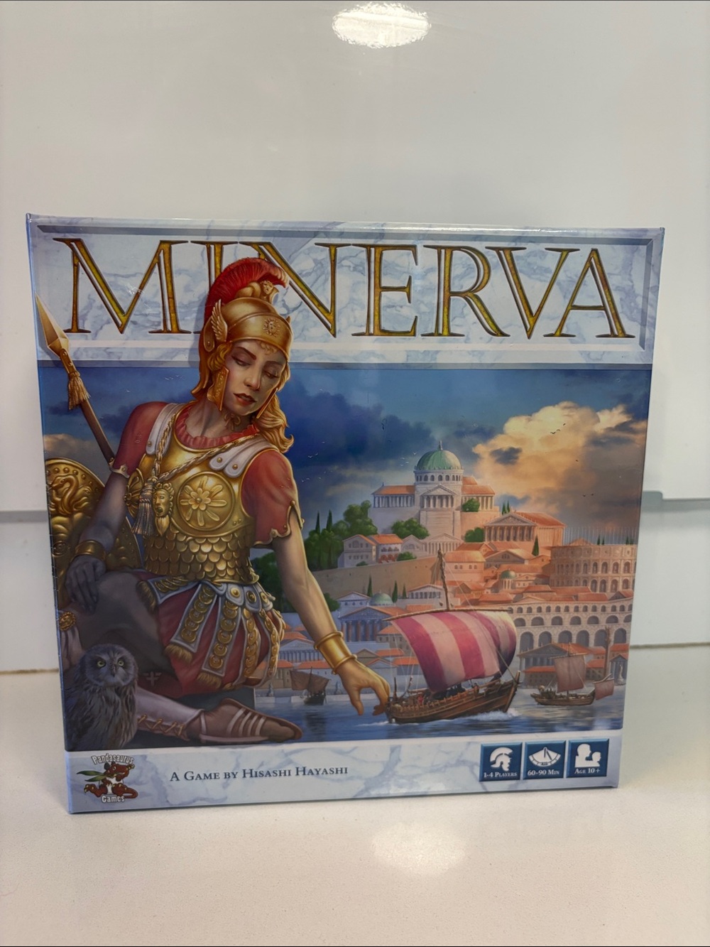 New in Package Minerva Board Game - Illustrated Strategy Game